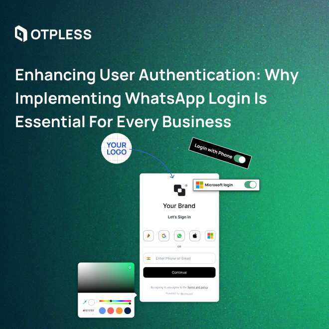 Enhancing User Authentication: Why Implementing WhatsApp Login is Essential for Every Business